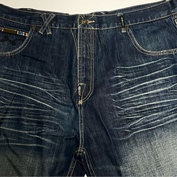 Lrg | Men’s Whispering Effect Bootcut Denim Jeans - Picture 2 of 9